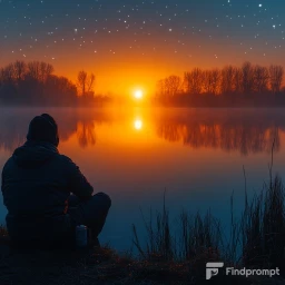 Ночные световые следы Длительная выдержка