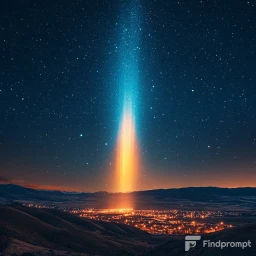 Ночные световые следы Длительная выдержка