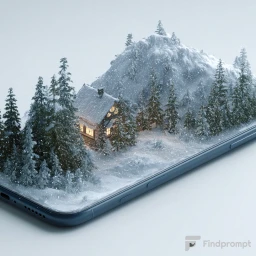 Умиротворяющий 3D-дисплей смартфона