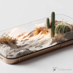 Умиротворяющий 3D-дисплей смартфона