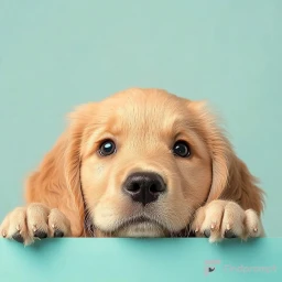 Милые обои с выглядывающими животными