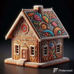 Пряничные скульптуры с вышивкой