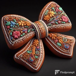 Пряничные скульптуры с вышивкой