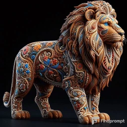 Пряничные скульптуры с вышивкой