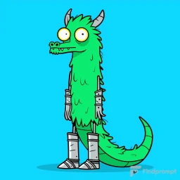 Причудливые иллюстрации персонажей мультфильмов