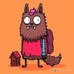 Причудливые иллюстрации персонажей мультфильмов