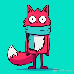 Причудливые иллюстрации персонажей мультфильмов