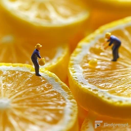 Маленькие работники в кулинарных сценах