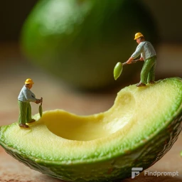 Маленькие работники в кулинарных сценах