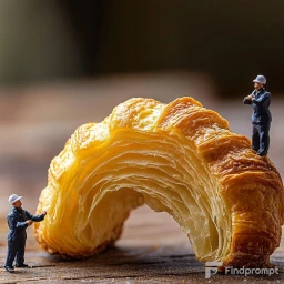 Маленькие работники в кулинарных сценах